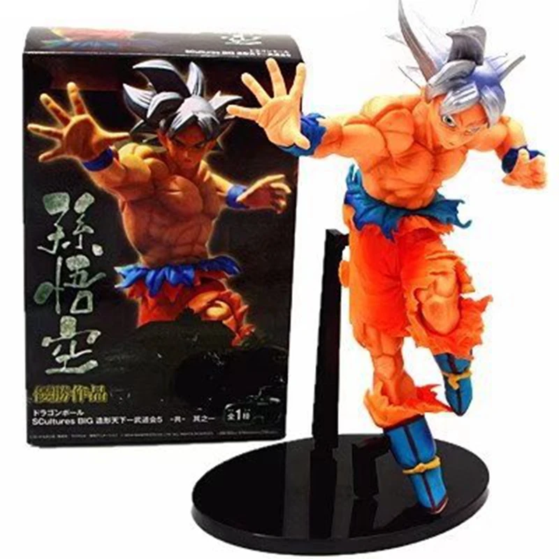 Dragon Ball Super Son Goku Ultra Instinct Figure Dragonball PVC Action ... - Dragon Ball Super Son Goku Ultra Instinct Figure Dragonball PVC Action Figurines Collectible MoDel Toy 20CM