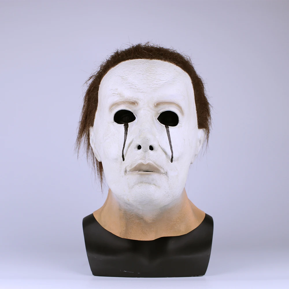 Scary MichaelMyers Mask Horror Movie Halloween Cosplay Adult Latex Party Mask (2)
