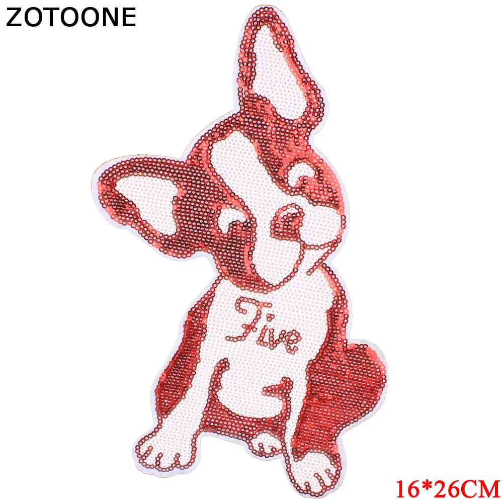ZOTOONE нашивки с изображением собак и цветов наклейки черепа сделай сам