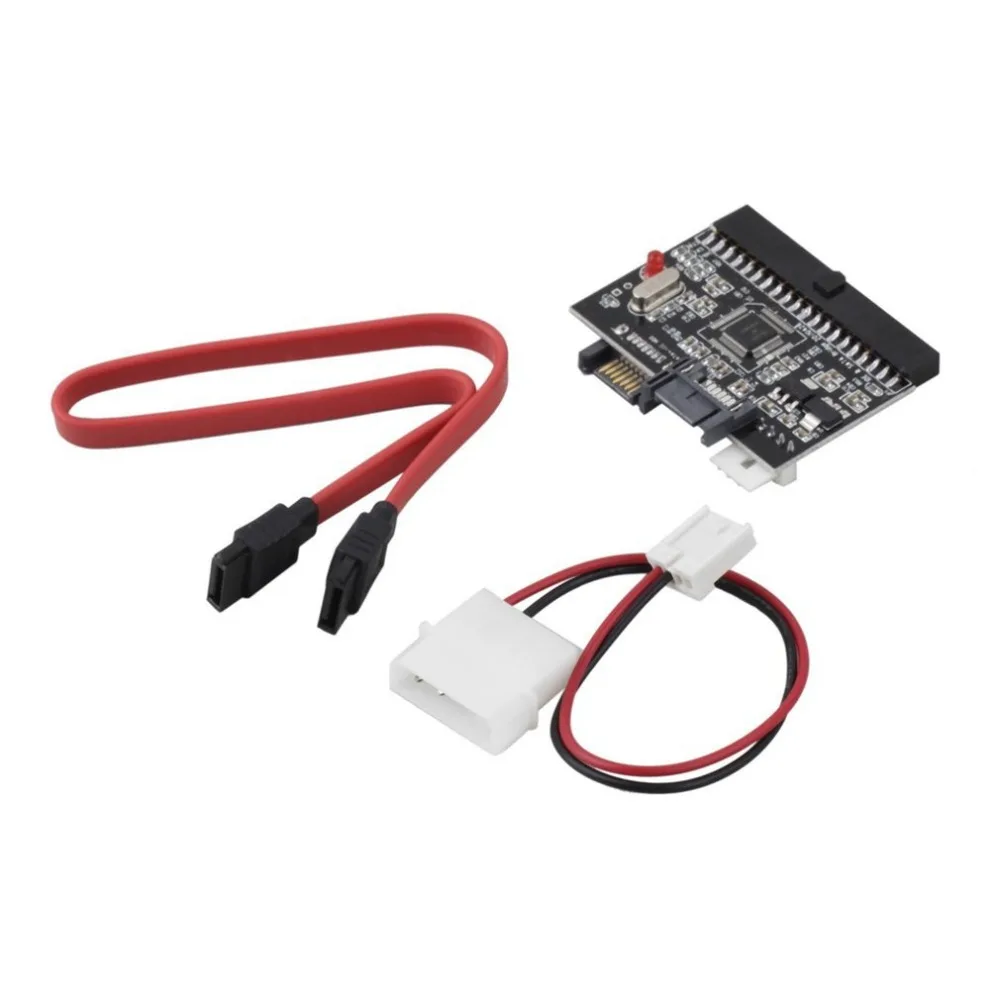 

Practical Black IDE To SATA Serial-ATA Bilateral HDD Adapter Converter Compatible With ATA 100/133
