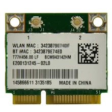 Broadcom BCM943142HM 300 Мбит/с PCi-E WiFi адаптер мини PCi Express WiFi с Bluetooth 4,0 адаптер для портативных ПК