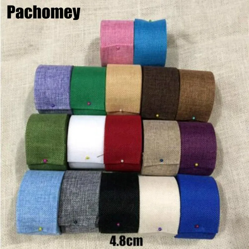

10 Color Natural Hemp Ribbon Jute Burlap Hessian DIY Vintage Rustic Linen Craft PP062601