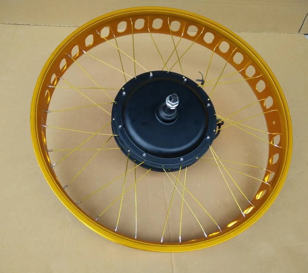 Clearance Kalosse Free FEDEX Electric Snow bike wheels 48V 1500W MTB motors 190mm beach Electric rear wheel 26*4.0inch tires 5 Clearance Kalosse Free FEDEX Electric Snow bike wheels 48V 1500W MTB motors 190mm beach Electric rear wheel 26*4.0inch tires 5