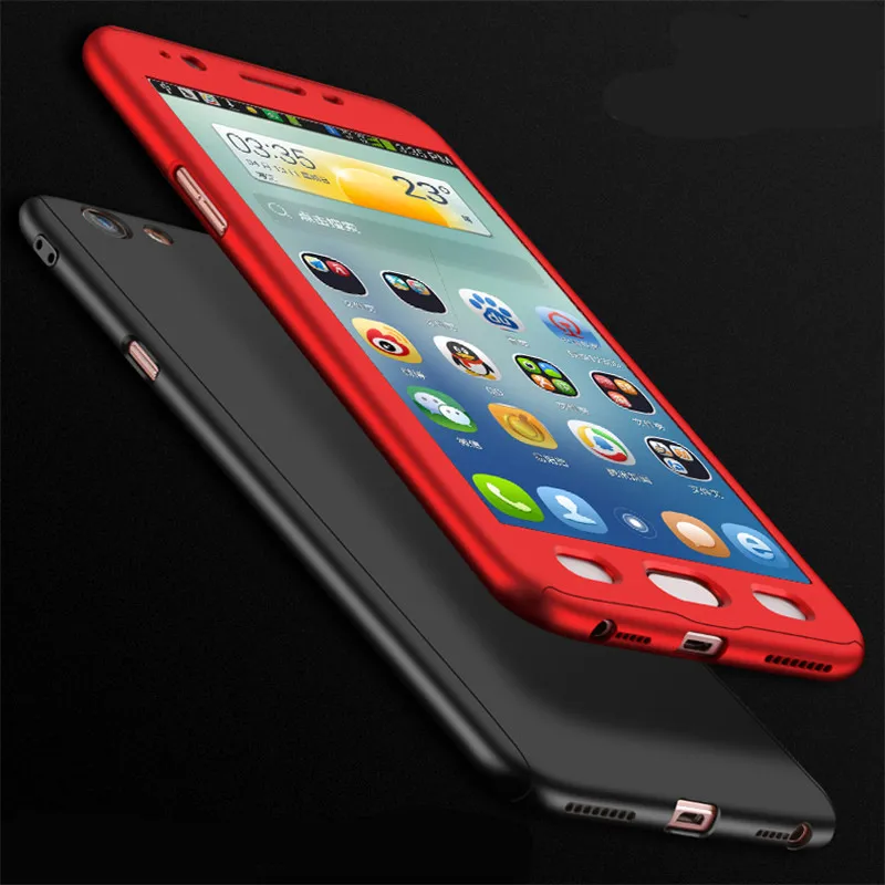 360 Case For Samsung Galaxy A3 A5 A7 2016 2017 A310 A510 A710 Cover On A6 A8 A9 Plus 2018 With Tempered Glass |