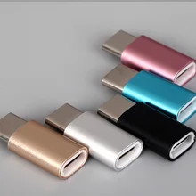 500 шт/партия* цветной металлический USB-C type C штекер USB 3,0 Женский Для htc type-C конвертер адаптер OTG функция для Macbook 12 дюймов