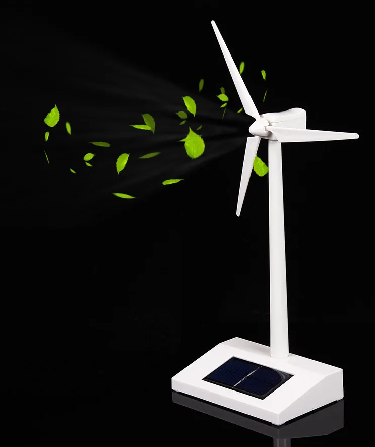 

Fun Solar Toys for children office Desktop Decoration Smallest Solar Powered In The World Solar Toys Power Windmill teaching