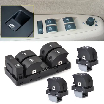 

DWCX Master Power switch panel + Passenger Side Window Switch button 8ED959851 / 8ED959855 for Audi A4 B6 B7 Sedan