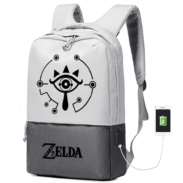 The Legend of Zelda Game Men Backpack Zelda Printing Backpack Canvas