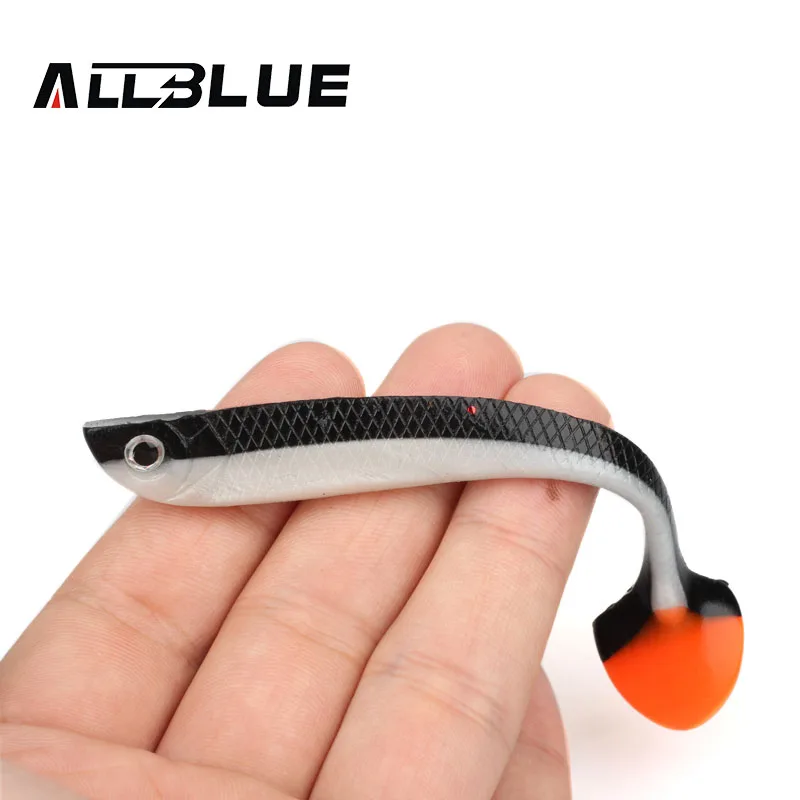 ALLBLUE 4 шт./лот 6 г/11 см Мягкая приманка ручной работы рыболовная Shad ручная