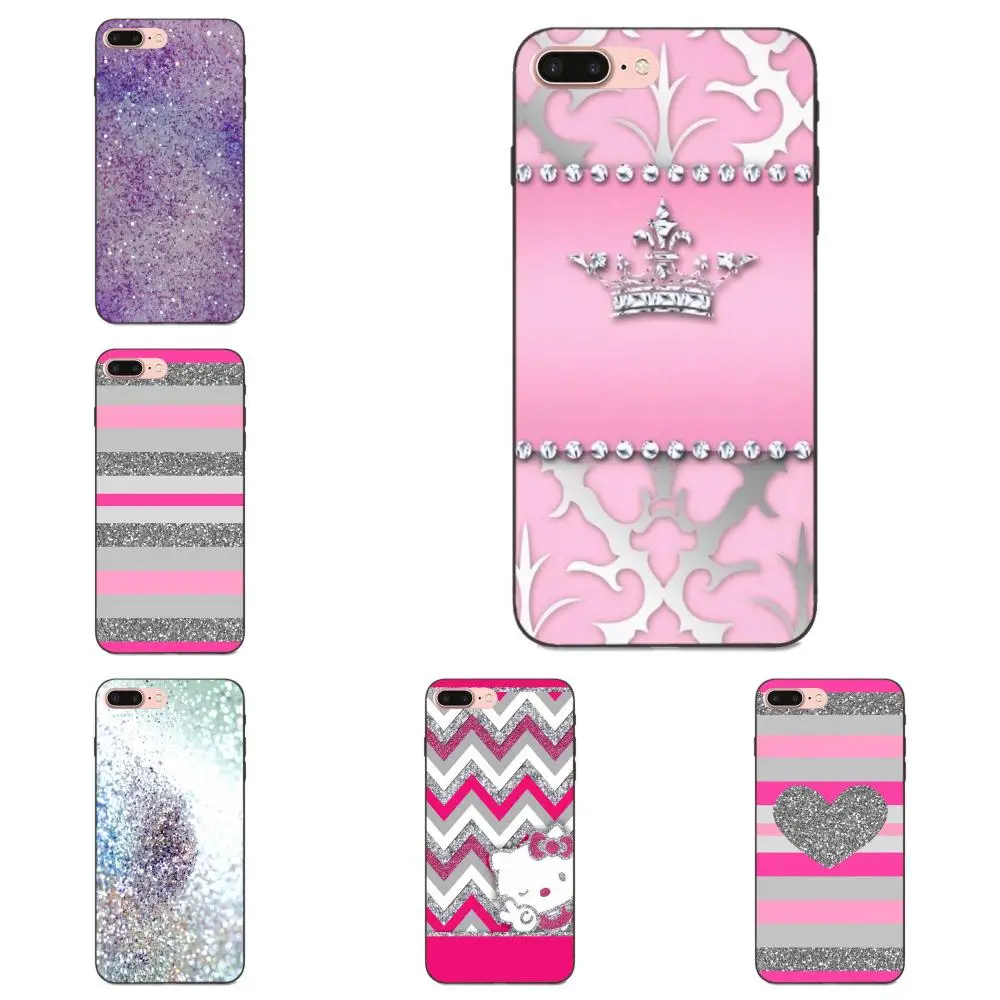 

Silver Pink Glitter For Huawei Honor 5A 6A 6C 7A 7C 7X 8A 8C 8X 9 10 P8 P9 P10 P20 P30 Mini Lite Plus Soft Call Box