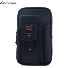 Soperwillton,, Мужская поясная сумка, модная оксфордская Мужская поясная сумка, Мужская поясная сумка для мобильного телефона, черная поясная сумка J100