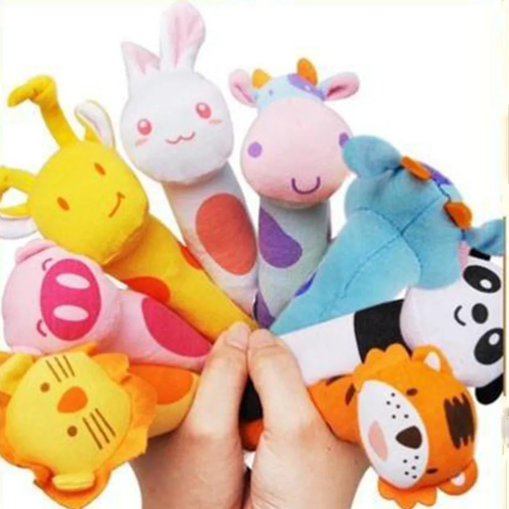 

1pcs High Quality Baby Rattlles Mobiles Bb Bar Toy Animal Bell Dolls Baby Birthday Party Gift Toys For Newborn Baby Kids