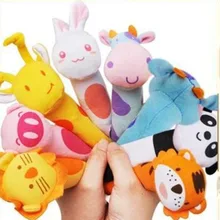 1pcs High Quality Baby Rattlles Mobiles Bb Bar Toy Animal Bell Dolls Baby Birthday Party Gift Toys For Newborn Baby Kids