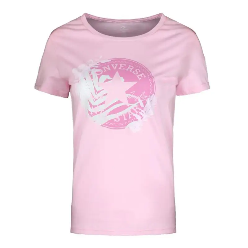 Новое поступление Converse Для женщин футболки с коротким рукавом спортивная - Цвет: 10007535A02