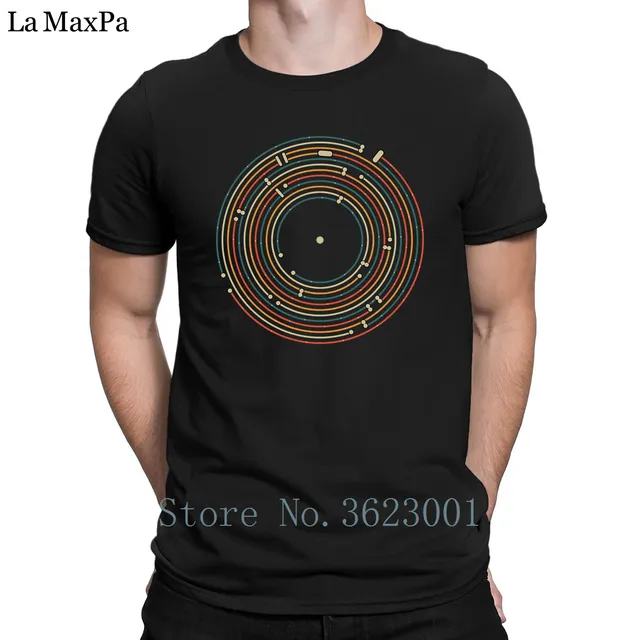 Personality Letters Tee Shirt Vinyl Music Metro Record Map Labyrinth Personality Letters Tee Shirt Vinyl Music Metro Record Map Labyrinth T Size S