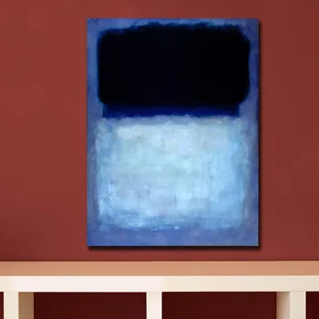 

Wall Pictures For Living Room Abstract mark rothko Green on Blue, 1956 Canvas Art Home Decor Modern No Frame Oil Painting