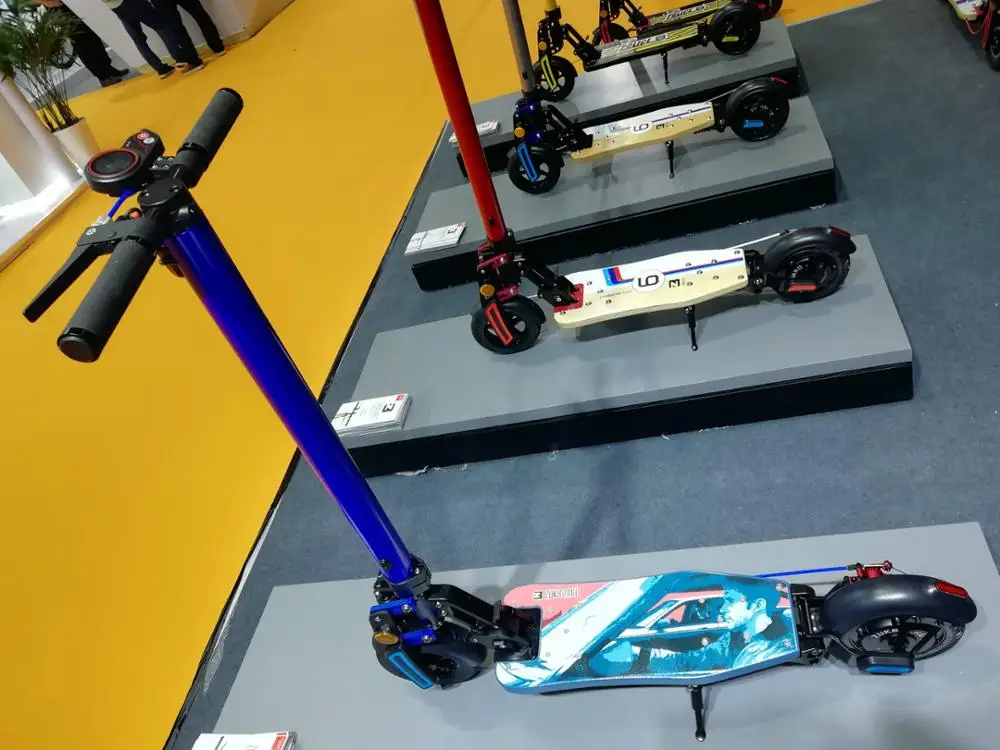 

electric skateboard scooter foldable mini size 8inch with display&lighting 36v350w motor+lithium battery 10.5ah+suspension