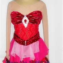 Изготовленные на заказ взрослые Фигурное катание на коньках платья за счет спандекса одежда может стать изящные бренд фигурное катание платье для конкурса DR2746