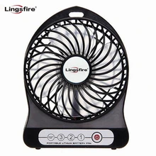 Электрический Портативный мини вентилятор литиевая Bareery питание Перезаряжаемые USB вентиляторы 4-дюймовый лопатки 3 скорости Настольный вентилятор Лето портативный USB кулер