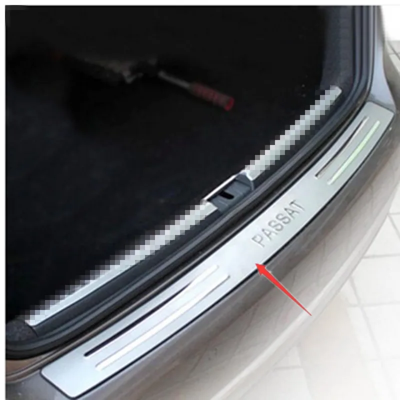 Высокое качество автомобильный Стайлинг задний порог автомобильный Бампер протектор из нержавеющей стали Стайлинг для 2011- VW Passat автомобиль-Стайлинг