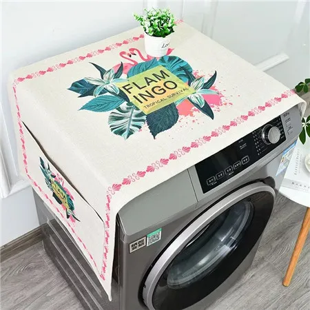 XYZLS Чехлы для мытья дома машины Фламинго печати дома холодильник пылезащитный чехол 1 шт - Цвет: A