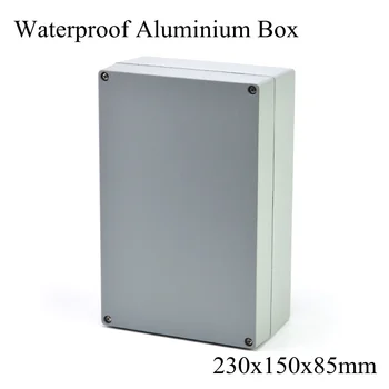 

FA10-2 230x150x85mm Aluminum Waterporrf Enclosure Sealed Project Electrical Wire Junction Case Distribution Box 230*150*85mm