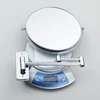 8 Inch Hotel Bathroom Extending Wall Makeup Mirror With 3x Magnification for Cosmetic or Shaving, 360 Swivel Mirrors Chrome 4