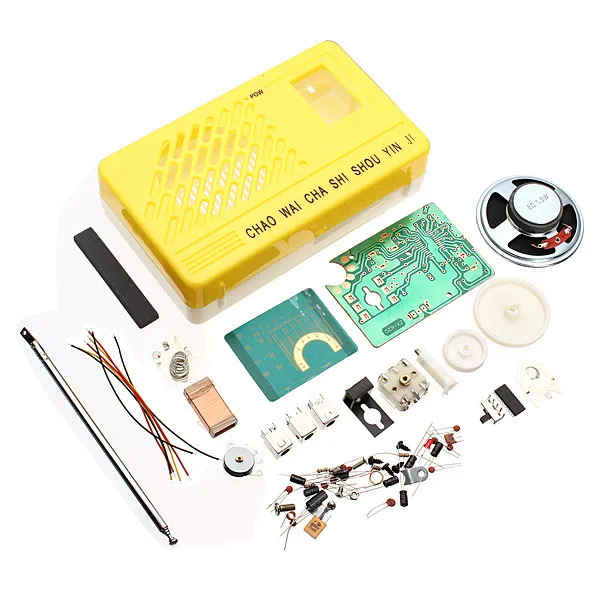 

New SW AM Radio Electronics Kit Electronic DIY Learning Kit Acoustic Components(Random Color)
