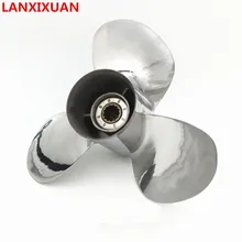 Винт из нержавеющей стали 11 1/8x13-G для Mercury Suzuki Tohatsu Honda Yamaha 40HP 50HP Outboards 11 1/8x13-G