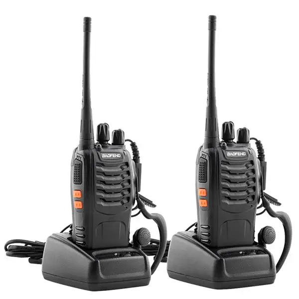 2 шт./лот для BAOFENG BF 888S Walkie talkie UHF двухсторонняя радиосвязь baofeng 888s 400 470 МГц 16