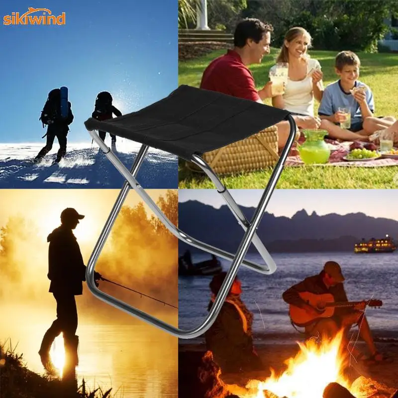 

Aluminium Alloy Folding Fishing Seat Stool Portable Foldable Oxford Fishing Chair for Outdoor activities Fishing Picnic BBQ