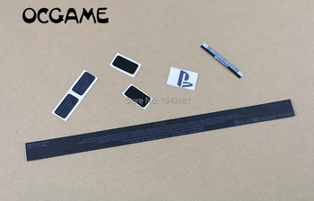 

OCGAME 5sets/lot High quality Black Housing Shell Sticker Lable Seals for ps4 housing case CUH-1001A