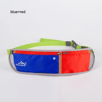 

Hot2020 Outdoor Sport Accessories GYM Double bag design Fitness Running Waist Nylon waterproof Cycling Bag Mountaineering bag