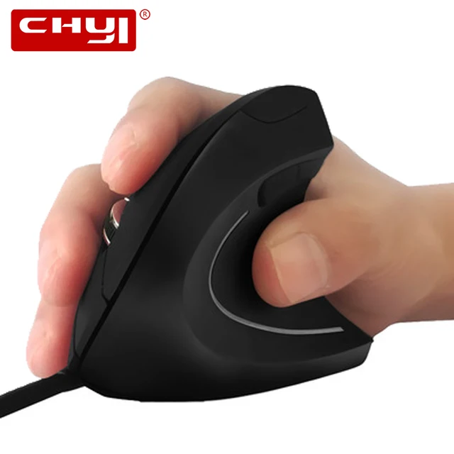 Best Offers Wired Vertical Mouse Ergonomic 800/1200/2000/3200 DPI USB Optical Gaming Mice Computer Mause Gamer with Mouse Pad For Laptop PC
