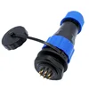 SP20 IP68 waterproof connector 1 pin 2 pin 3/4/5/6/7/9/10/12/14Pins connectors plug and socket ► Photo 2/6