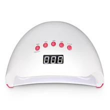 УФ-0148 49 Вт Светодиодный фонарь гель для ногтей Маникюр Таймер безболезненная лампа лупы детектор движения