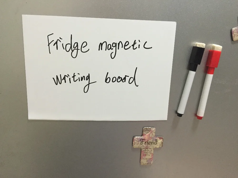 fridge writing board Fridge Message Board Refrigerator Memo Pad Notesin Craft
