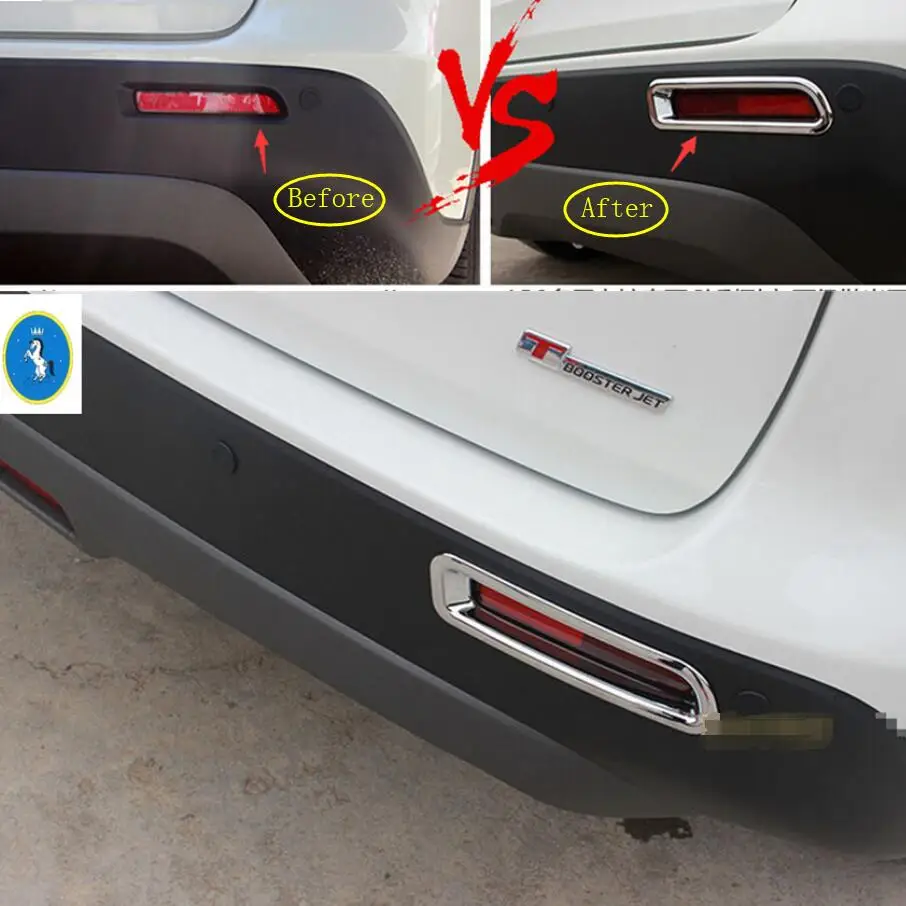 

Yimaautotrims Auto Accessory Chrome Rear Tail Fog Lights Lamp Molding Garnish Cover Trim For Suzuki Vitara Escudo 2015 - 2019