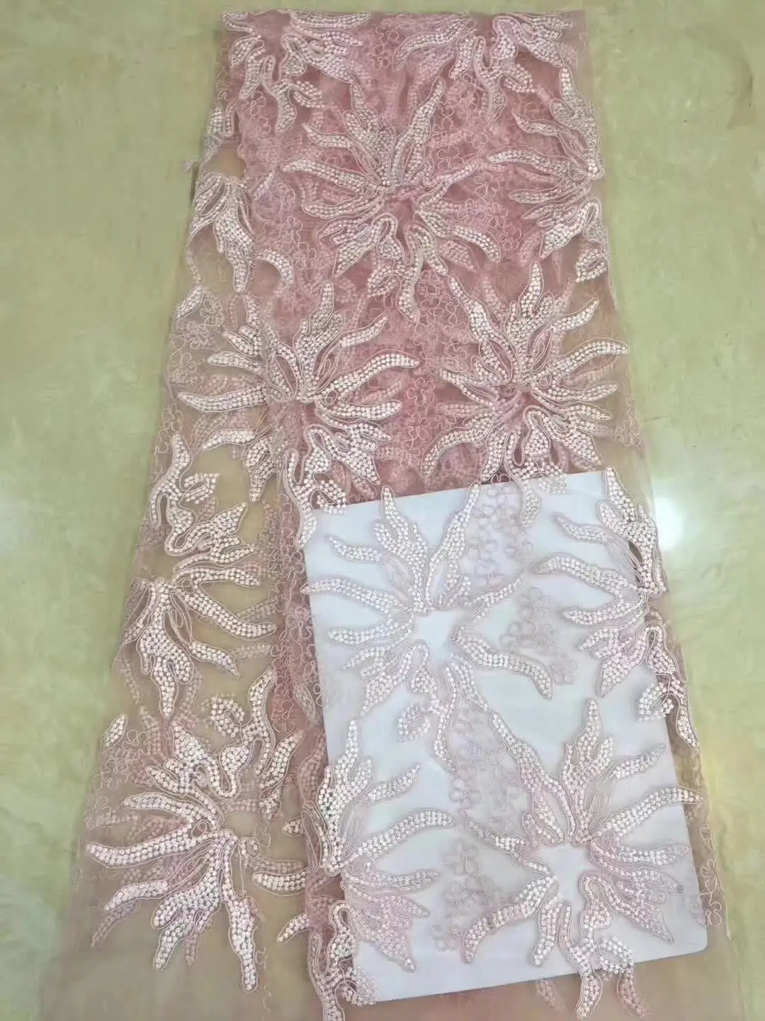 

2019 Latest French Laces Fabrics High Quality Tulle African Laces Fabric For Wedding Nigerian Net Lace Material Free shipping