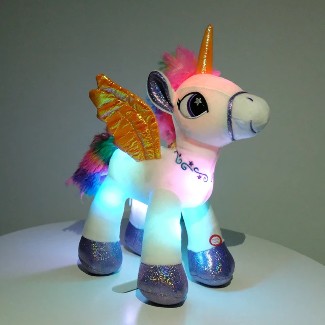 LED Rainbow Unicorn Plush Toys Unilovers