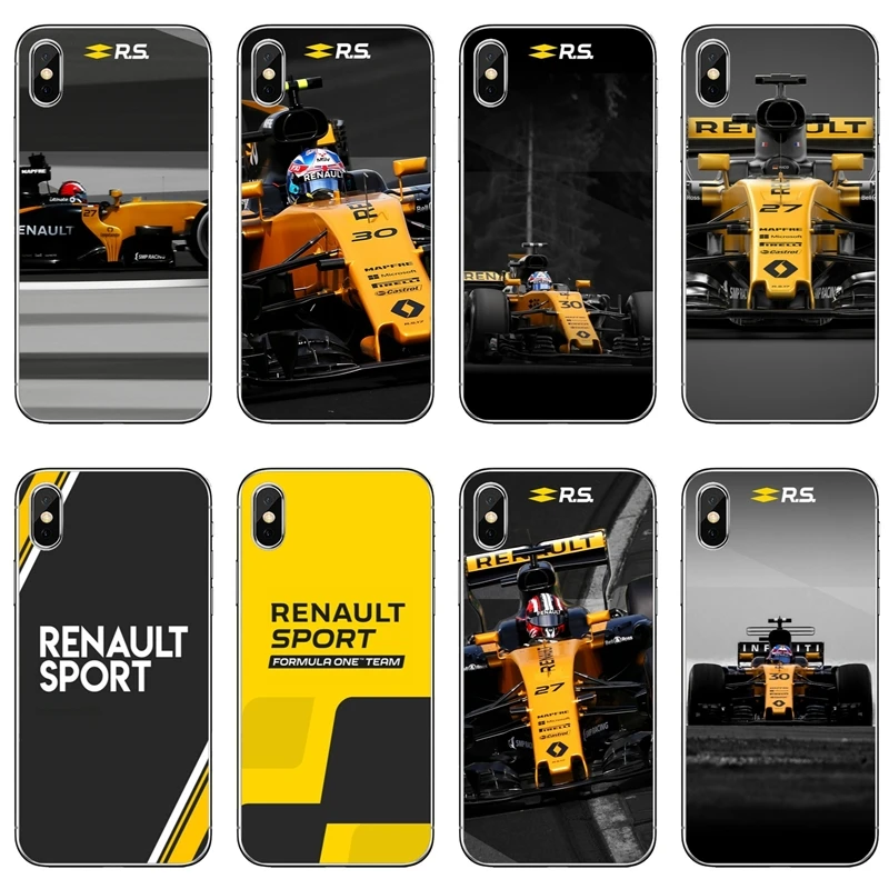 

Renault rs car For Samsung Galaxy S10 S9 S8 S7 S6 edge Plus Lite Note 9 8 5 S5 S4 S3 mini case Soft phone cover cases