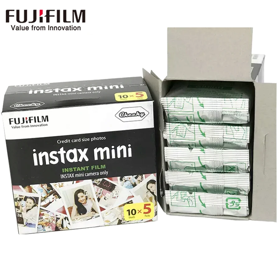 50 шт./кор. Fujifilm instax mini 9 пленка 50 листов белый край 3 дюймов широкая пленка для мгновенной камеры mini 8 9 7 s 25 50 s 90 фотобумага