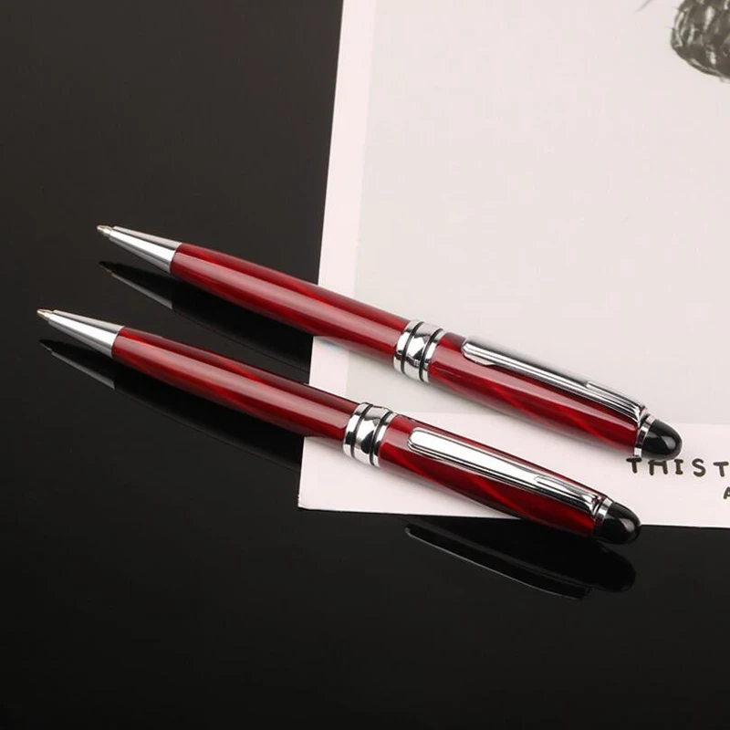 Новое поступление, брендовая 163 металлическая шариковая ручка, офисный бренд, ручка для письма, 2 ручки, отправка в подарок
