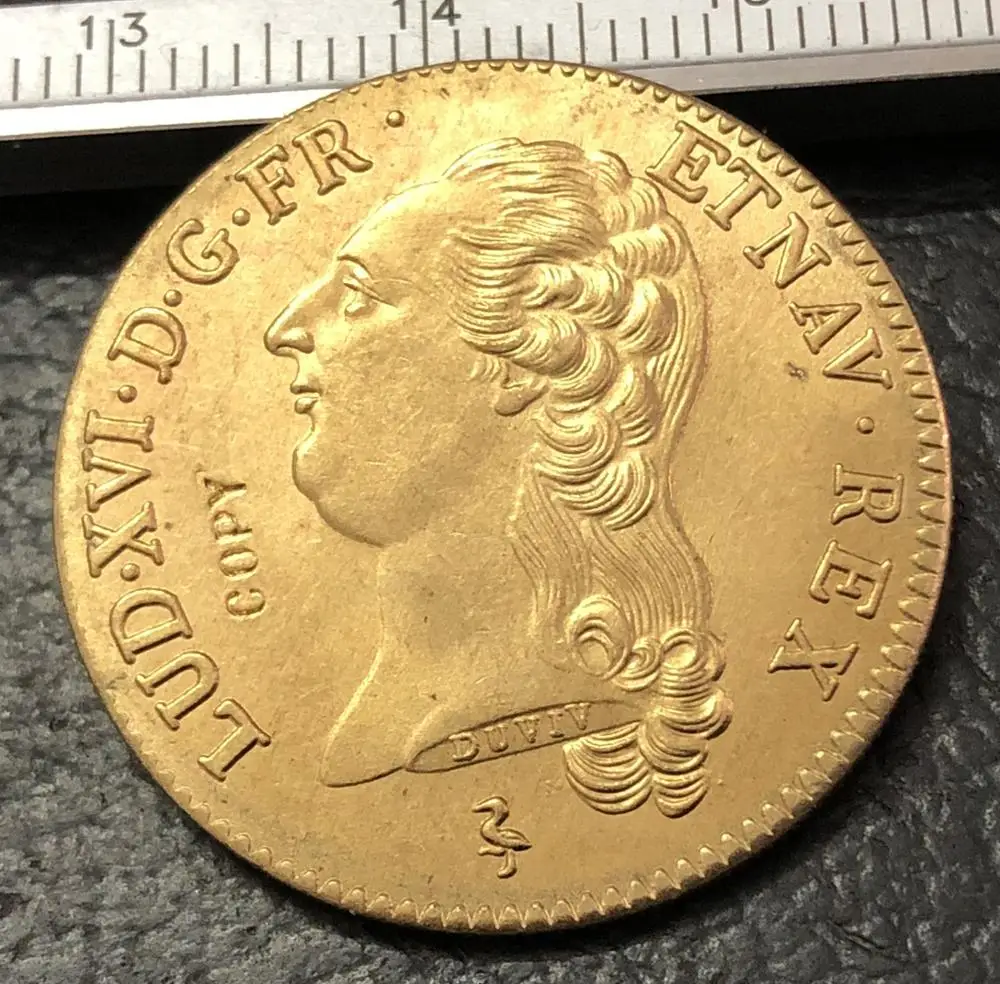 1786 Франция 1 луидор копия золотой монеты