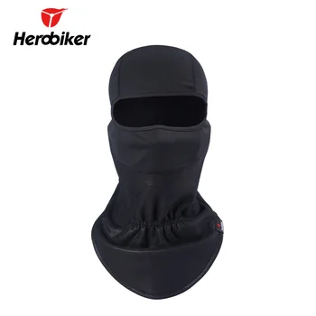

HEROBIKER Motorcycle Face Mask Winter Thermal Fleece Cycling Mask Windproof Balaclava Moto Ski Snowboard Bicycle Motorcycle Mask