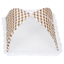 Высокое качество складной Анти Муха Москитная Марля Тюль Кружева Кухня стол еда Чехлы для пикника на открытом воздухе торт еда напиток фрукты