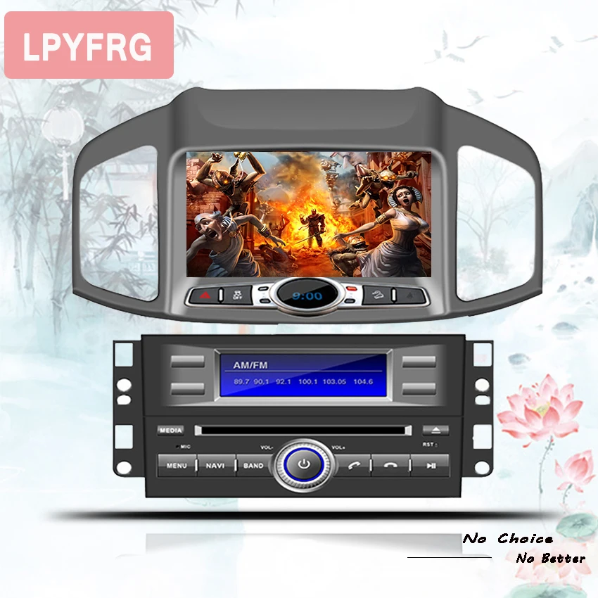 Sale 8" Android 9.0 Ram 4GB 64GB For captiva Epica 2012-2015 Bluetooth Car Player Navigation Radio dvd cd wifi Stereo Video Audio 5