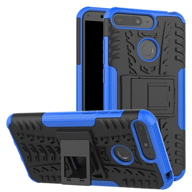 Case For Huawei honor 7A (Y6 2018) 9i 2018 Cover s Kickstand Armor TPU+PC Shockproof y9 enjoy 8 Plus phone case | Мобильные телефоны