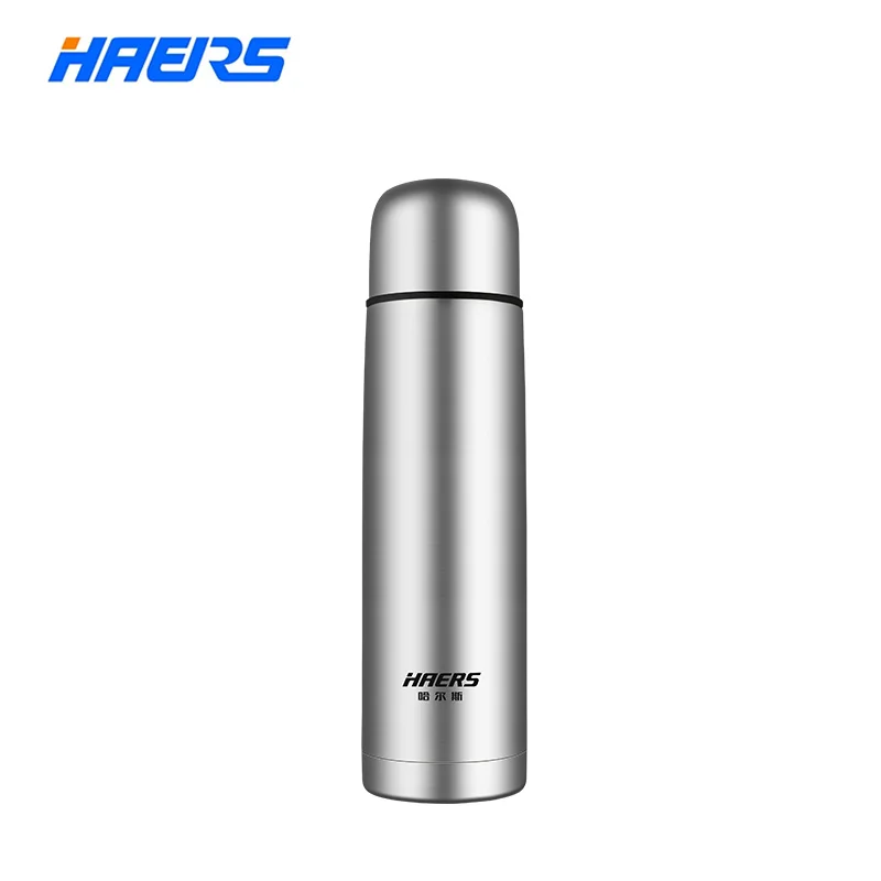 Haers 1000 мл Термос 12 24 часа Двойной Изолированный Вакуумный пуля термос|bullet thermos|1000ml