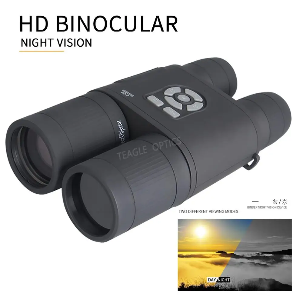 

TEAGLE 8X Day Night Vision 8X52mm Binoculars HD Telescope Spotting Scope with Recording Function For Camping Hunting Outdoor